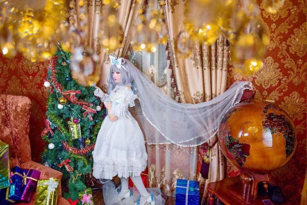 洛天依的纯白花嫁,太好看了吧!