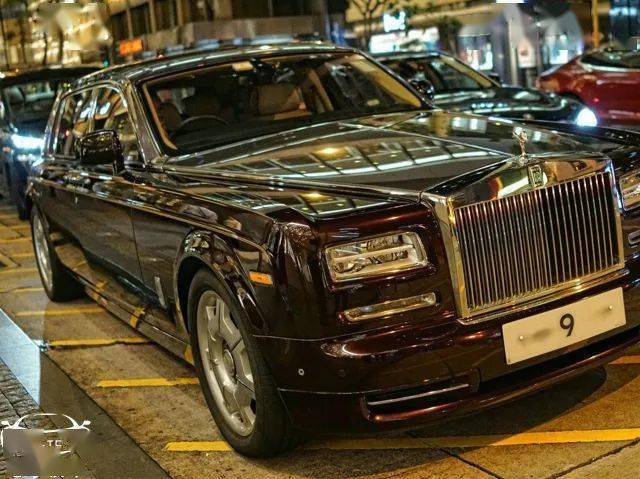 偶遇杨受成的车队3辆车加7个数字堪称香港最豪车队