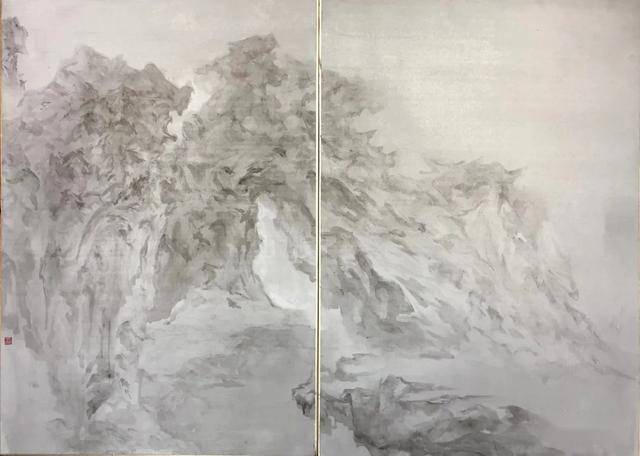 淡墨表现的魅力王珊山水画