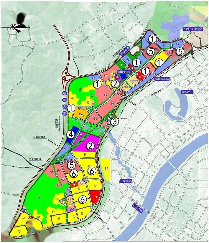 梧州市规划图图片