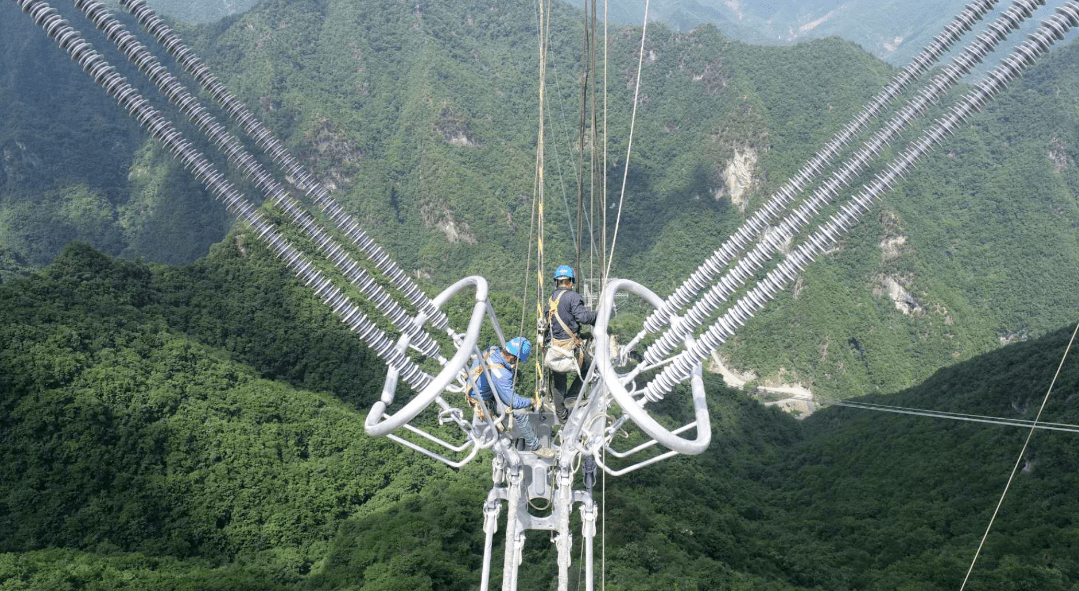 青海河南800千伏特高壓工程陝6標段率先竣工