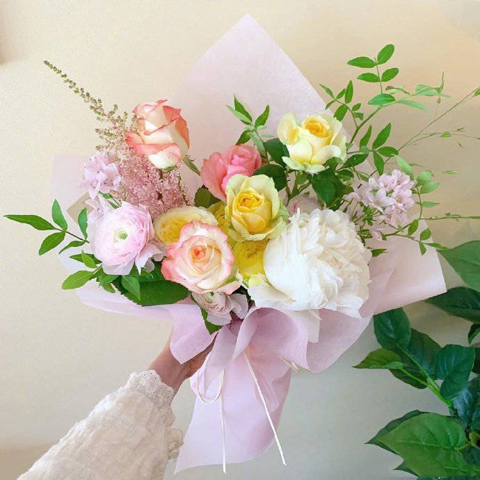 一束鲜花送给您