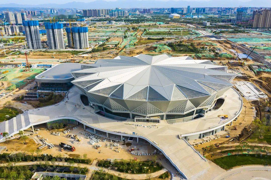 "圣朱雀"焕新丨陕西省体改造完美还原效果图_体育场