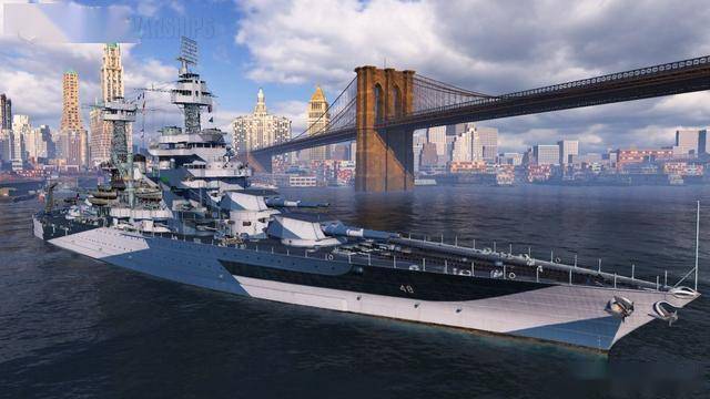 当然了,作为美战装甲自然是不能和武藏相比了,但是抗一抗同级战列舰的