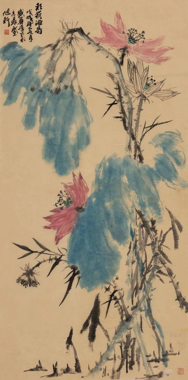 盛华厚的中国画,他的画总有与众不同的诗歌意境