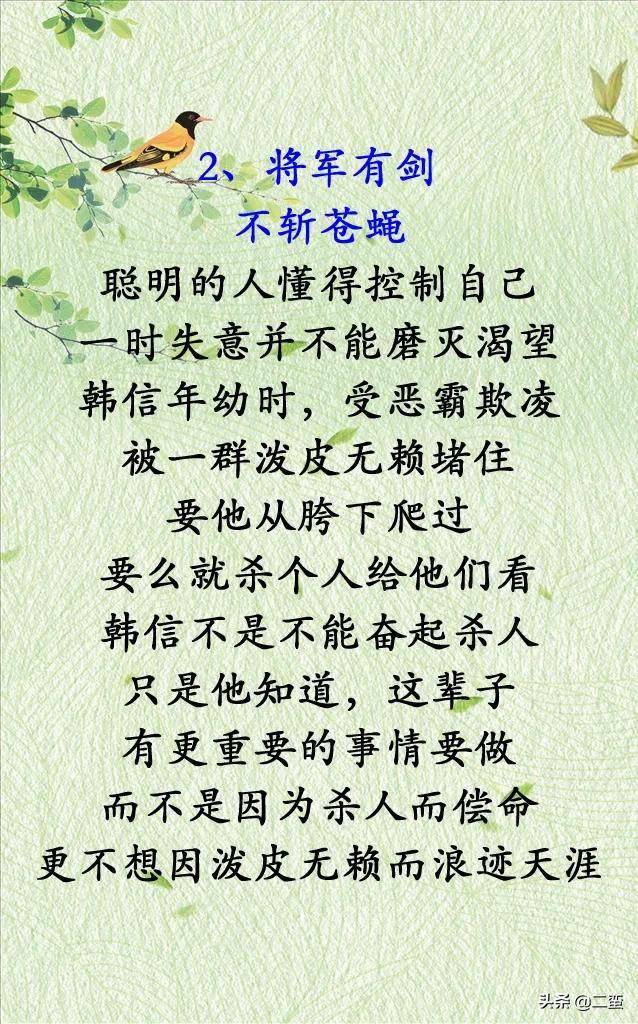 将军有剑不斩苍蝇