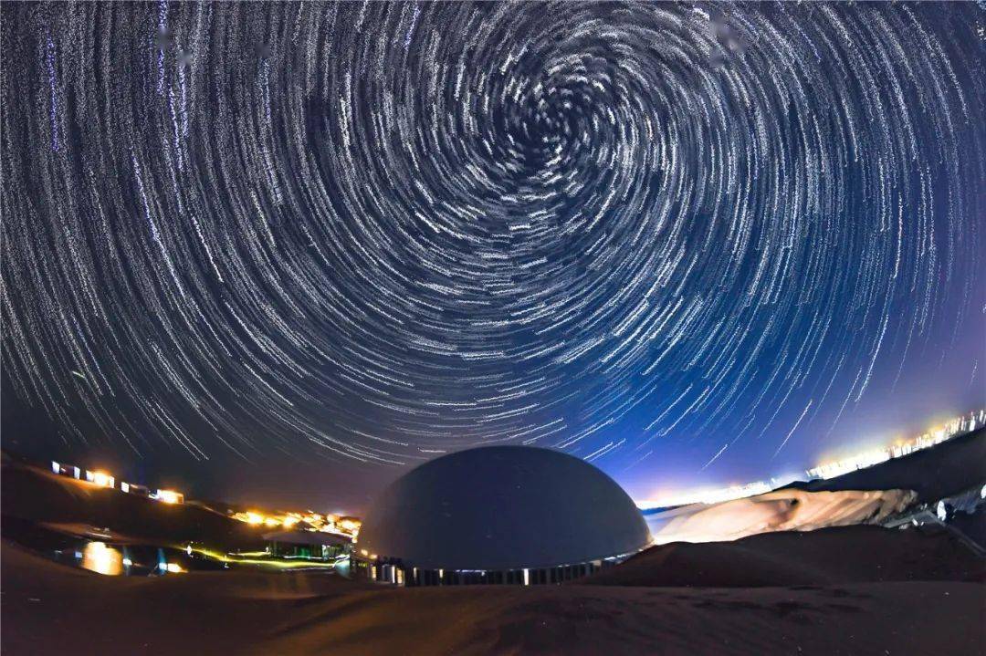图说丨星星的故乡看宁夏沙坡头沙漠星星酒店璀璨星空