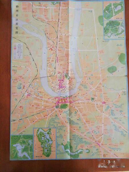 1991年《柳州交通旅游图》