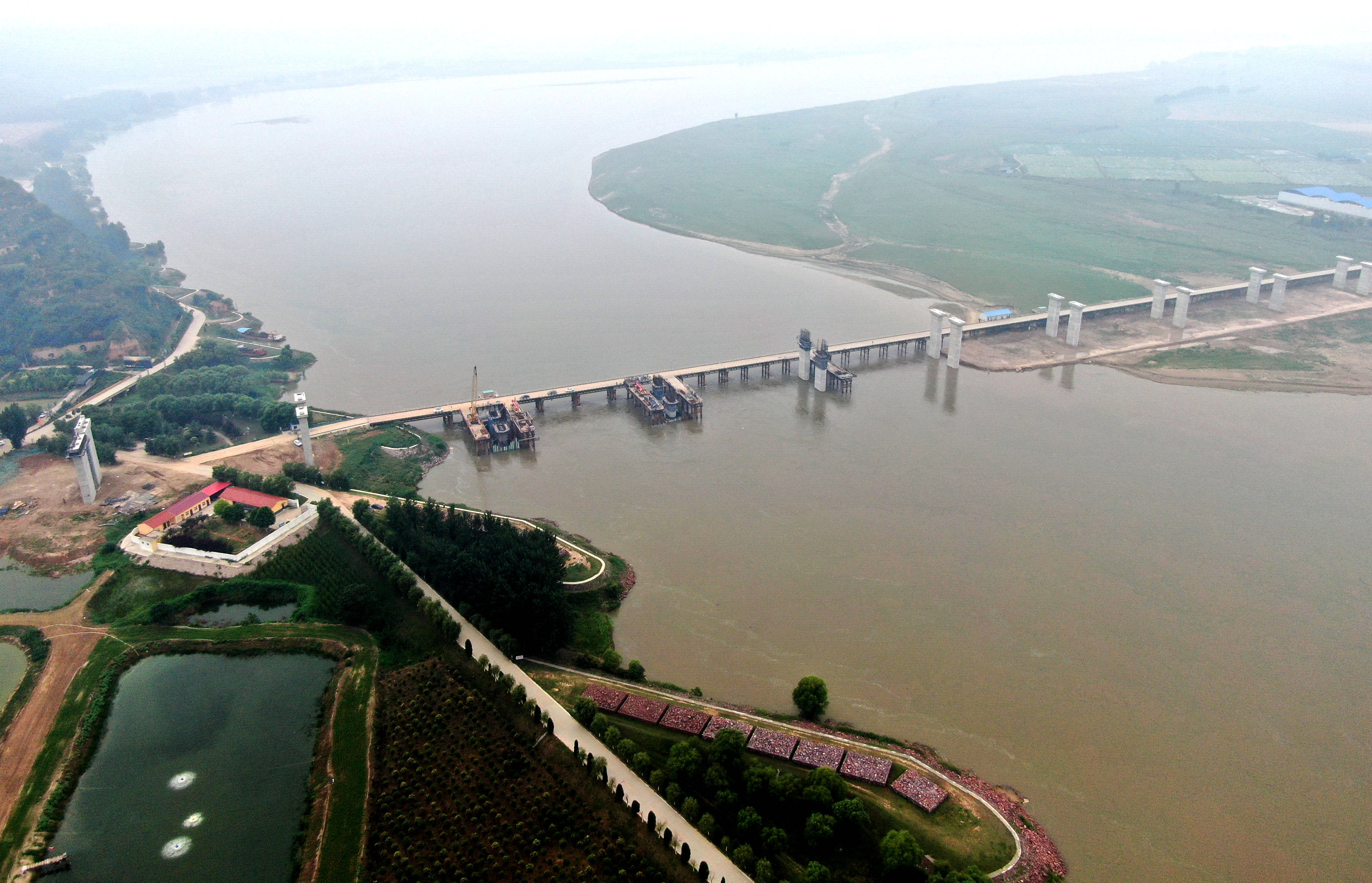 孟州黄河大桥图片