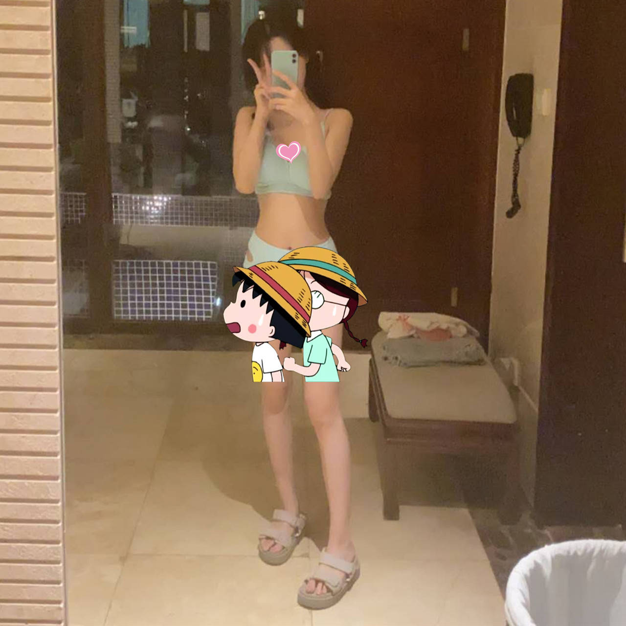 呆妹儿泳装照刚发一张小团团身材照再次扒出网友这是本人吗