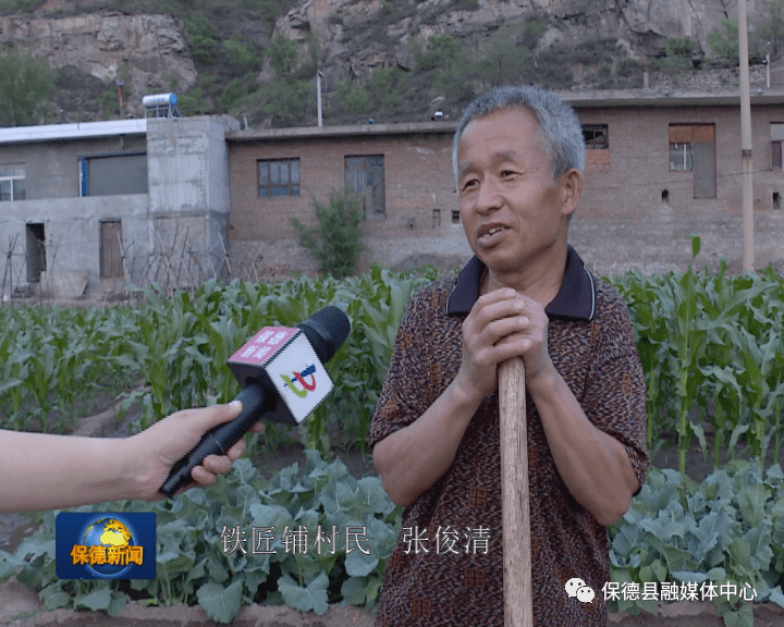 【铁匠铺村民张俊清】我们村的梁地退耕还林了,现在就河滩的水浇地,水