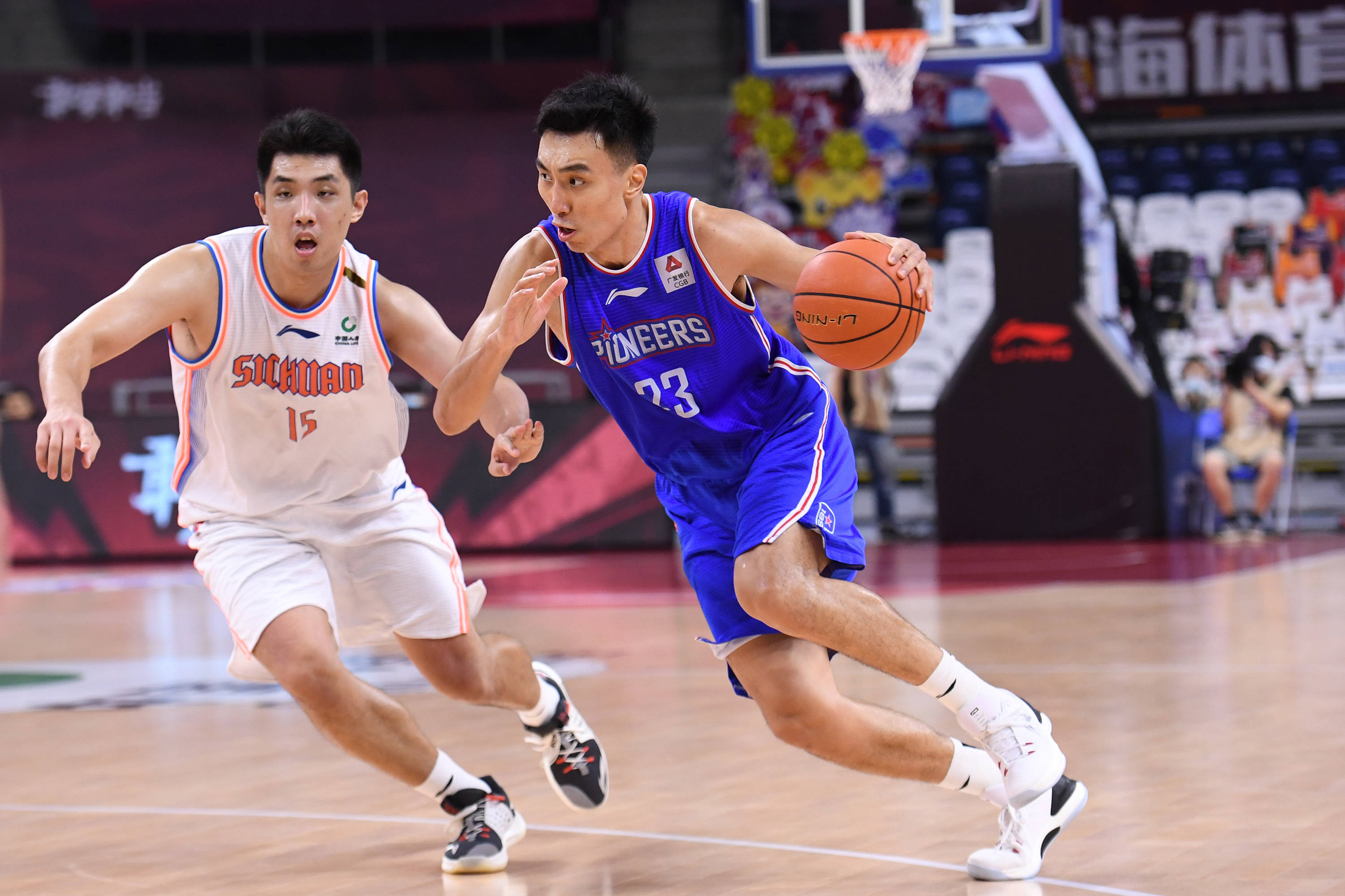 篮球——cba复赛第一阶段:天津先行者对阵四川五粮金樽