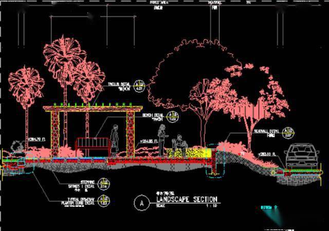 小编还找到了公园的cad图纸公园景观施工图设计种植总平面图种植大样