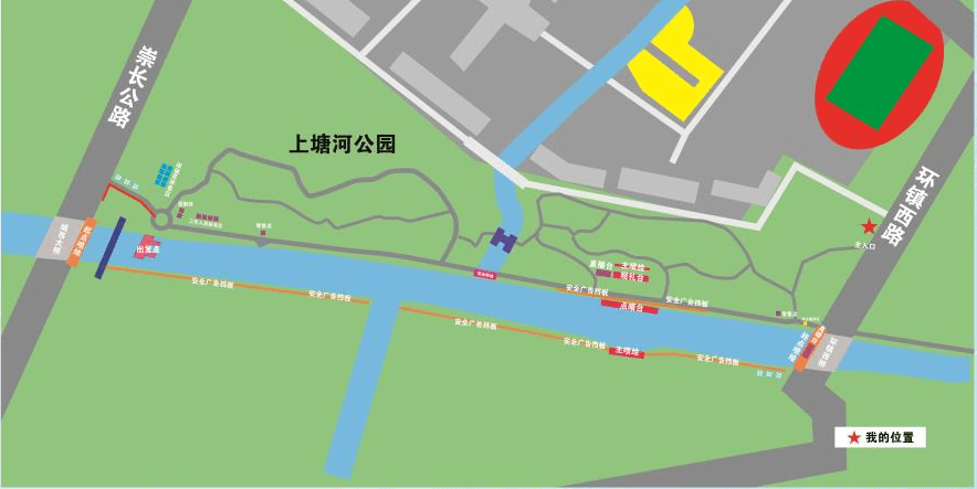比赛地点还是在我们熟悉的上塘河(机电学院段,仰山大桥与环镇西桥之间