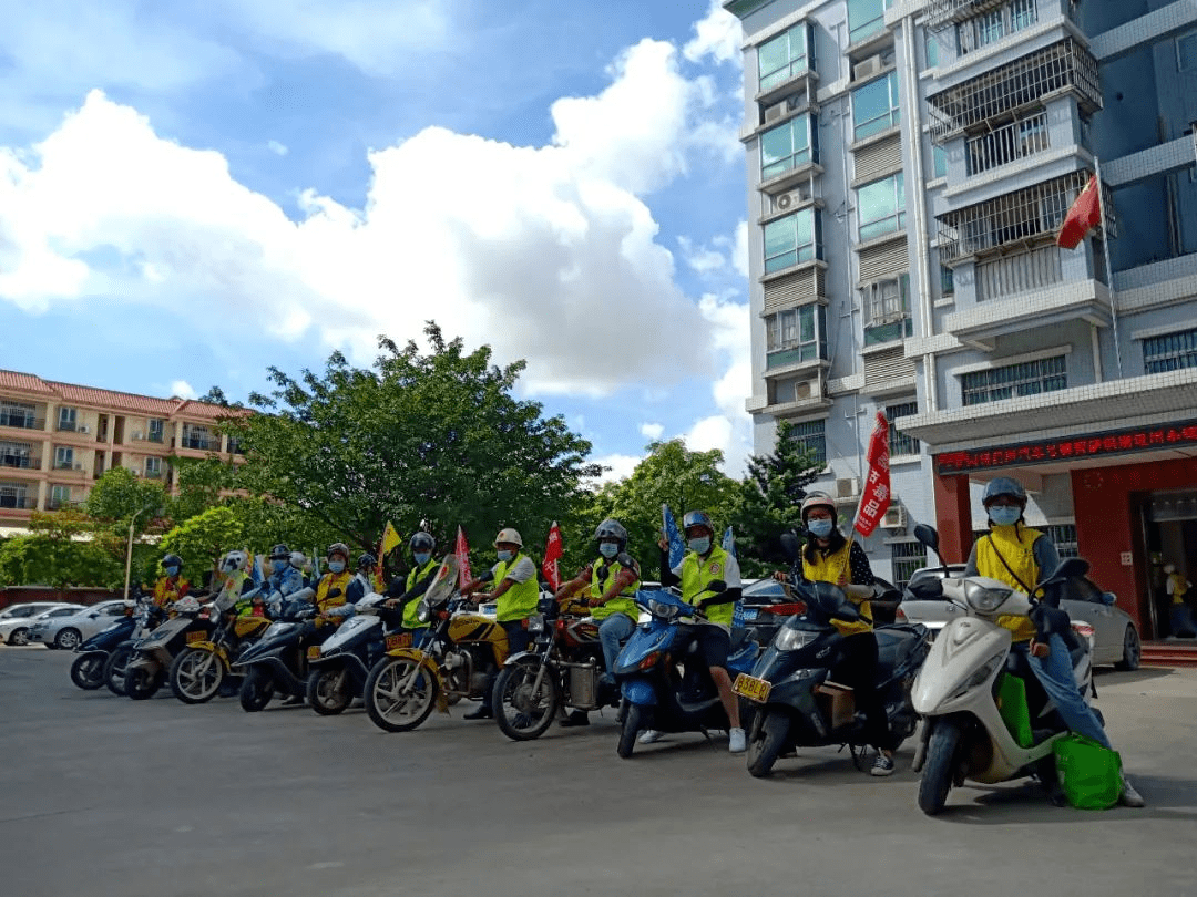 中山民众新时代文明实践30台摩托车环民众镇骑行竟然是为了得知真相后