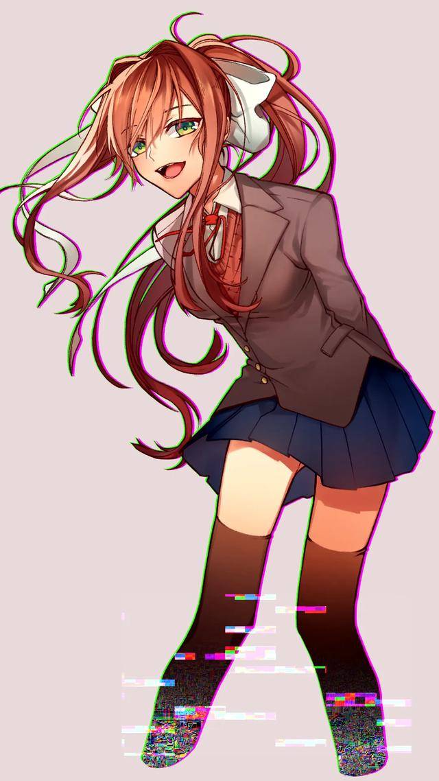 性感制服短裙动漫游戏美女手机壁纸