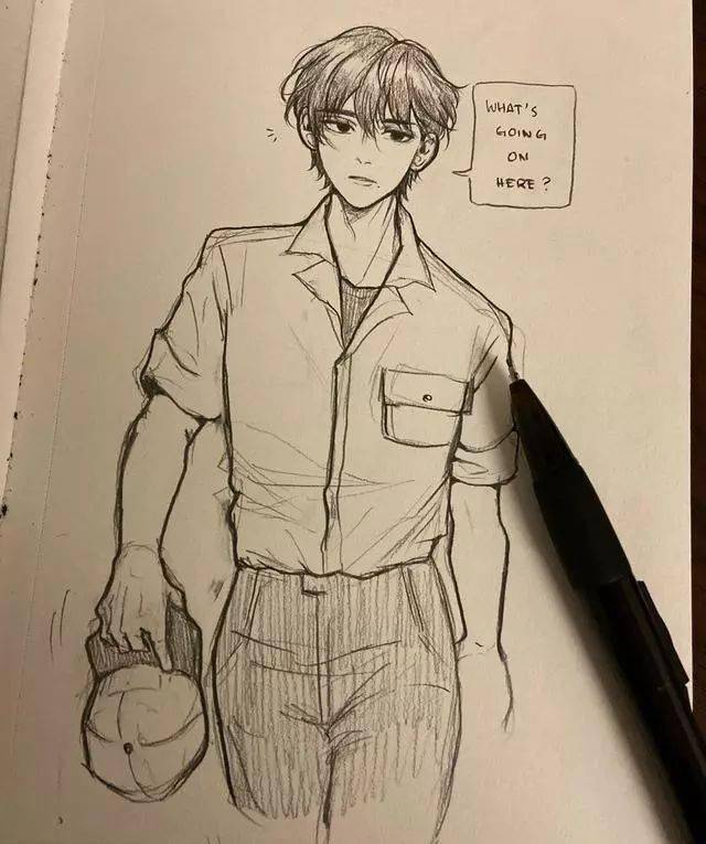 画师的手绘本日常训练手稿自己的二次元世界