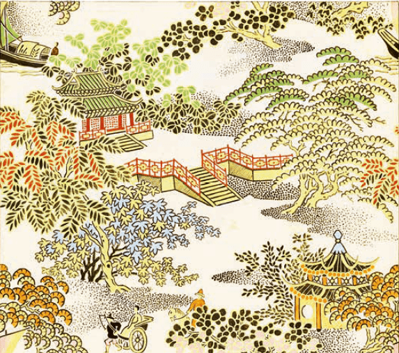 中国传统纹样风景图片
