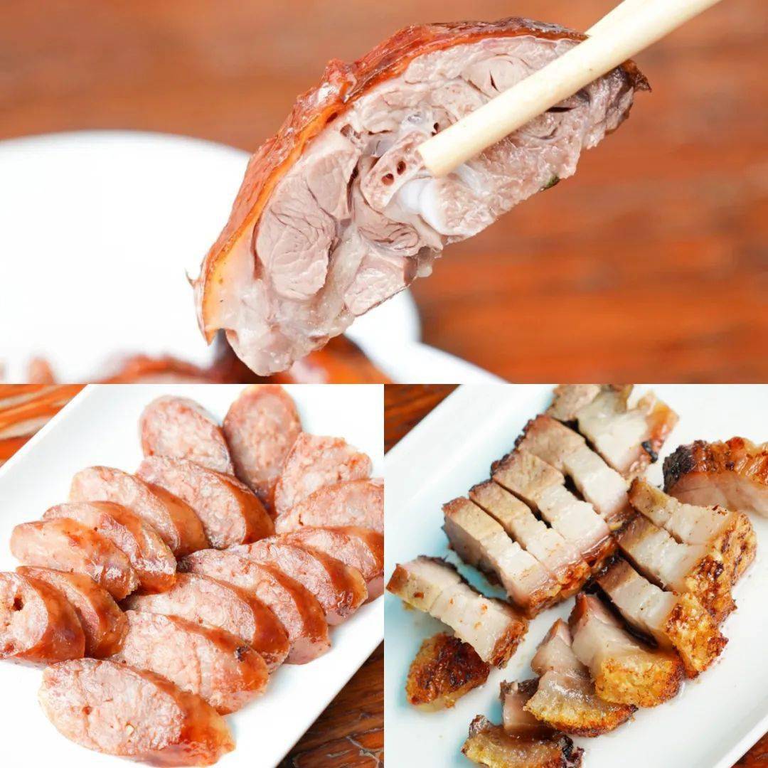 比如厚街的 香辉食馆,烧肉现烤的,上桌还在滋滋冒油……桂花肠水平也