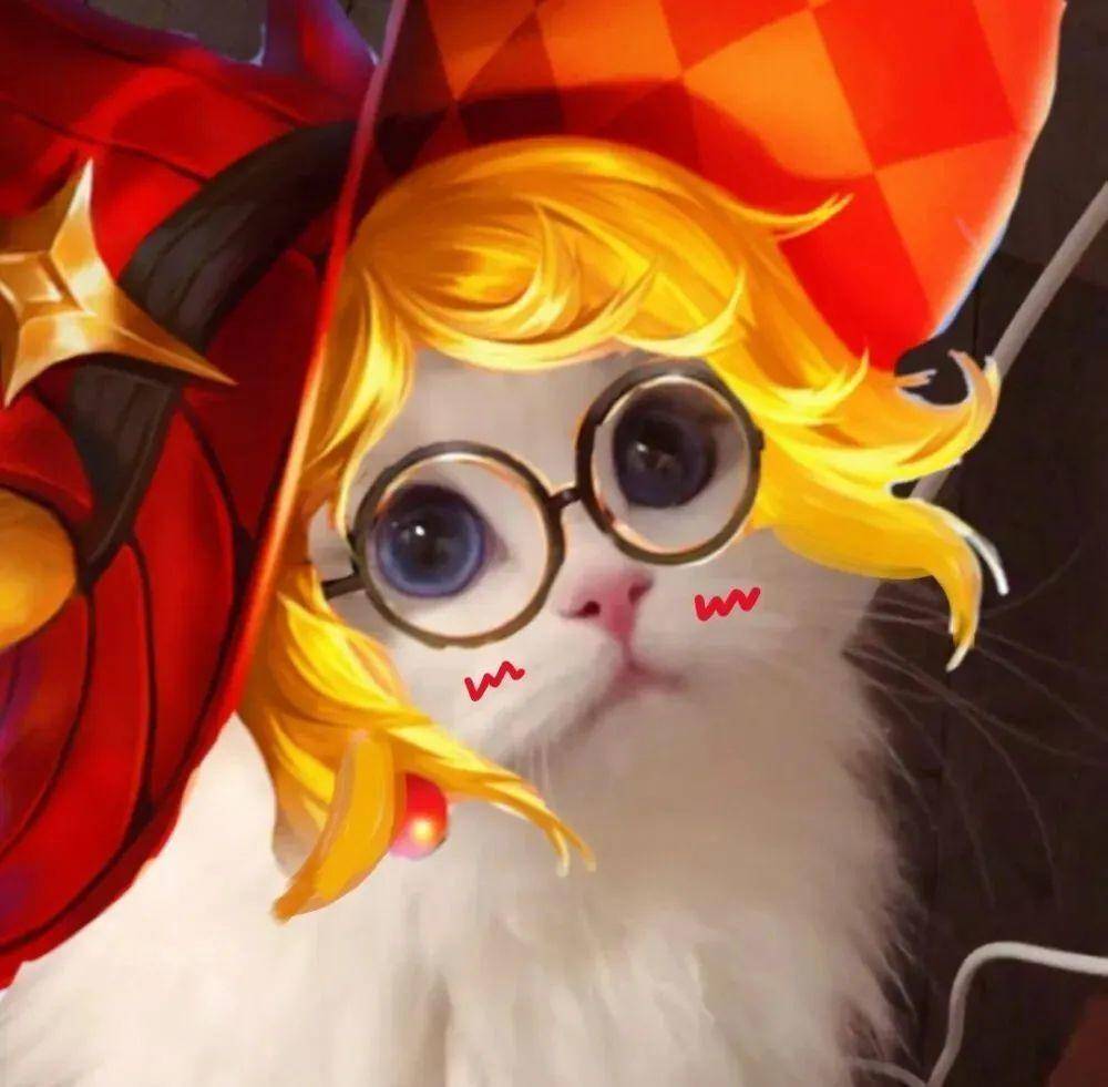 最近超火的王者喵喵换头,敲可爱