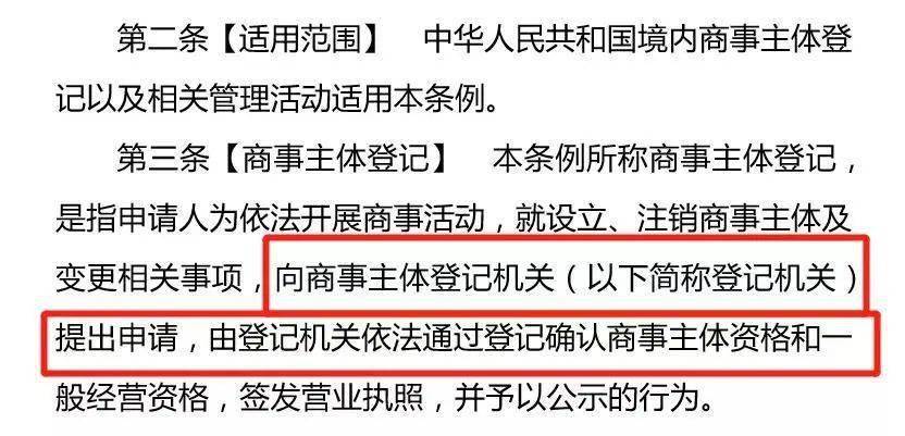 營業執照申請或將大改無證無照經營或被允許