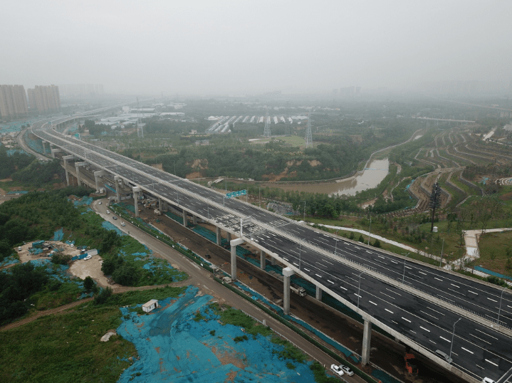 郑州大四环高架明天试通车!