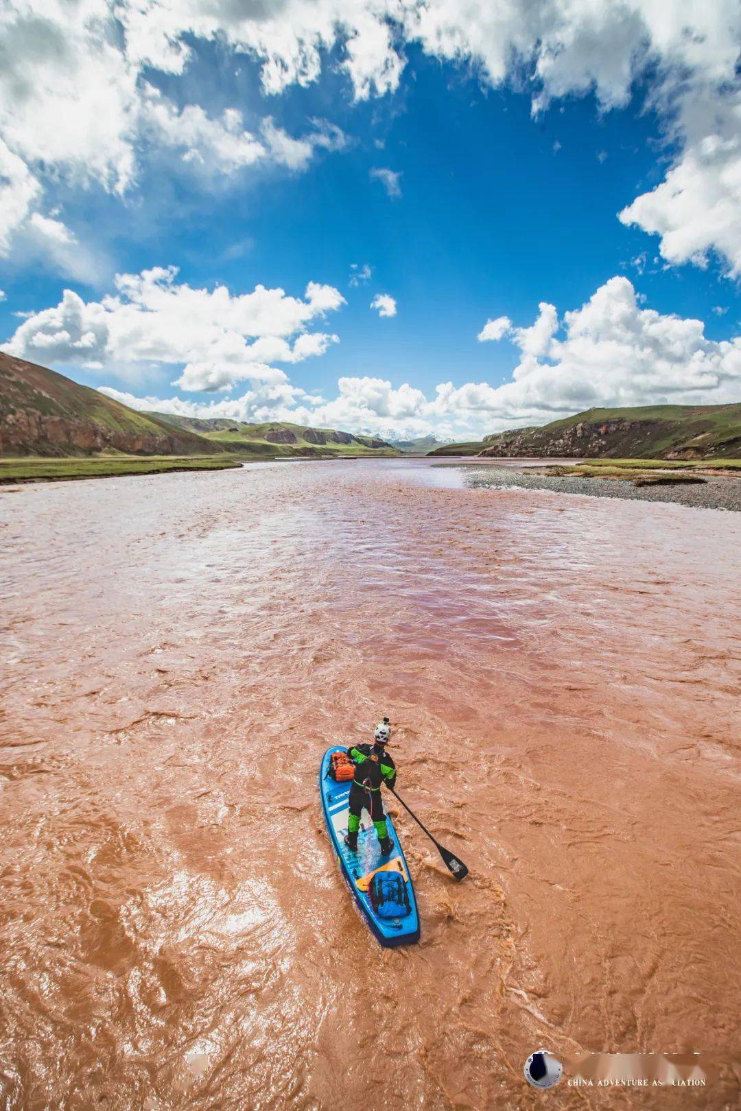 图集| 澜沧江源头首次白水桨板漂流,中国探险协会探险家科考进行时