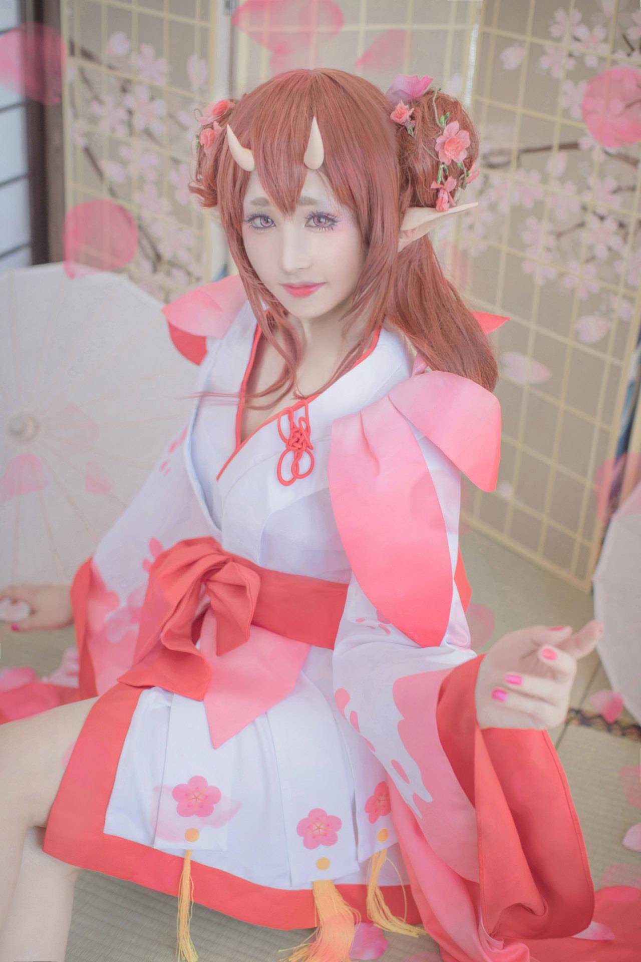 阴阳师手游桃花妖cosplay