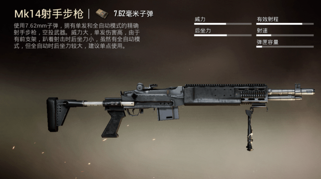 和平精英:游戏中被忽略的武器,玩家忽略,光子也不给它枪皮