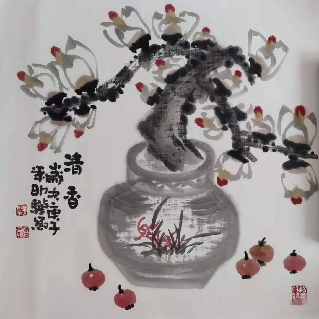 王敬国家一级美术师:李艺承国家一级美术师:王少华当代著名工笔画家