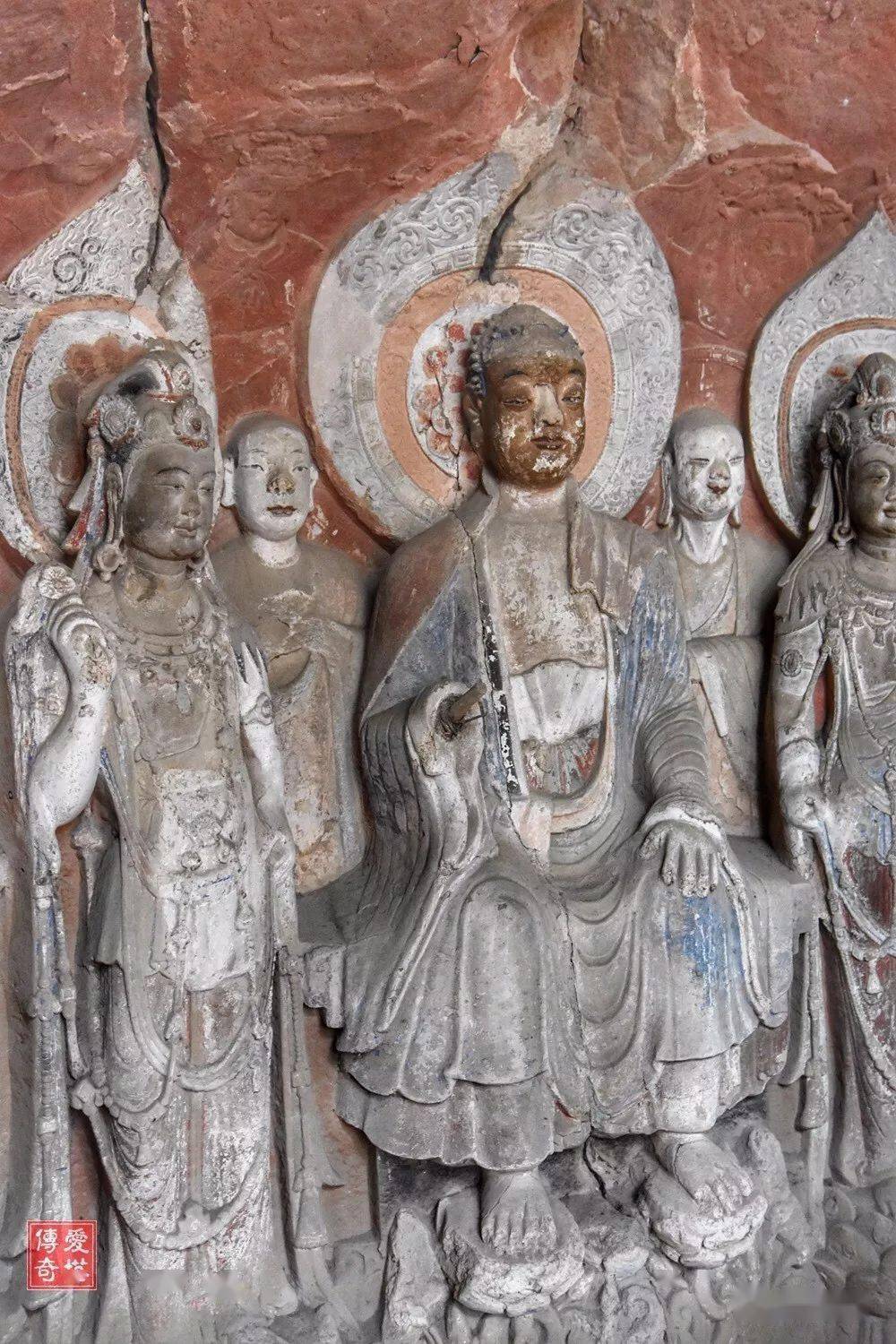 【原创】四川梓潼卧龙山千佛岩造像_菩萨