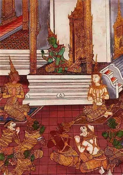 印度《罗摩衍那》壁画艺术(96张)