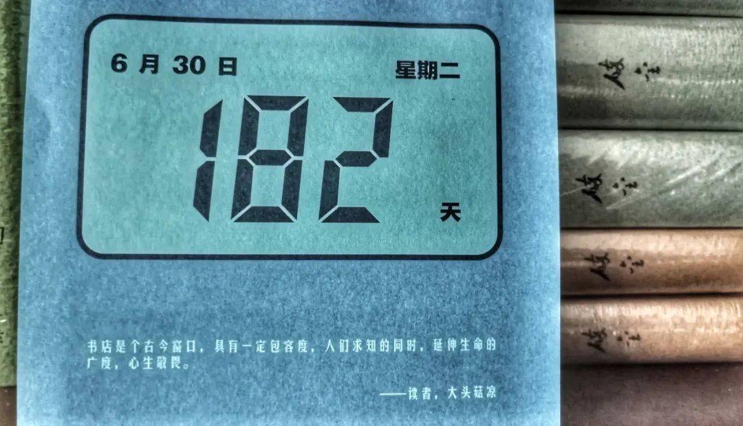 翻完182页二o二o年上半年就过去了