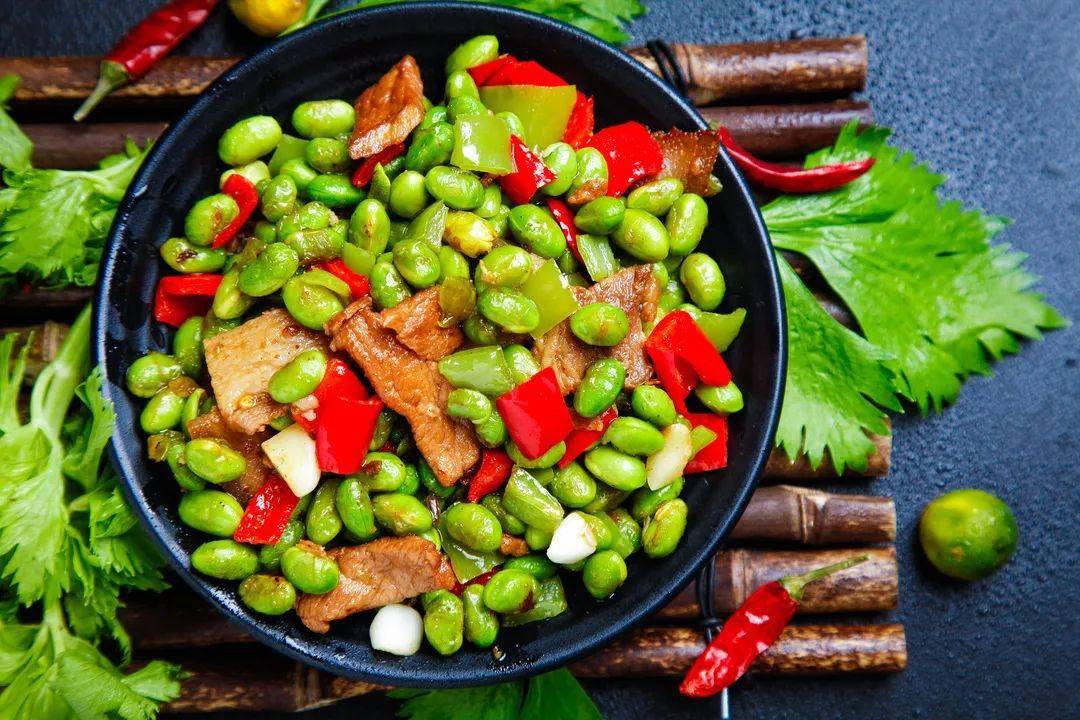 每天几颗豆,少吃几粒药!_毛豆