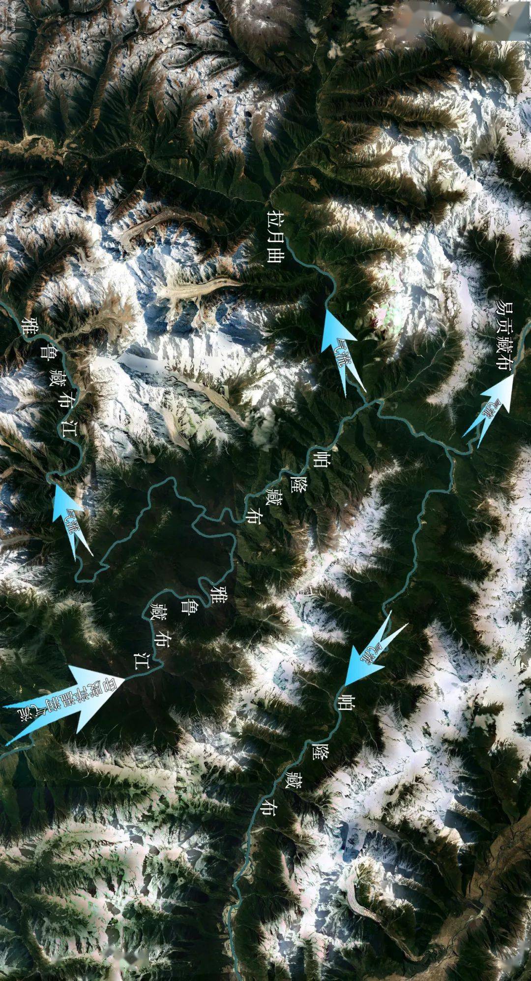 雅鲁藏布大峡谷位置图片