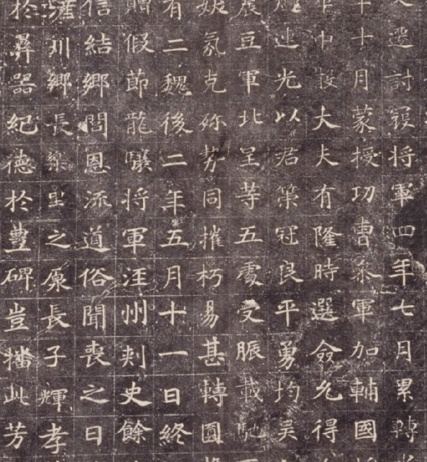 历代碑帖隋孟显达碑