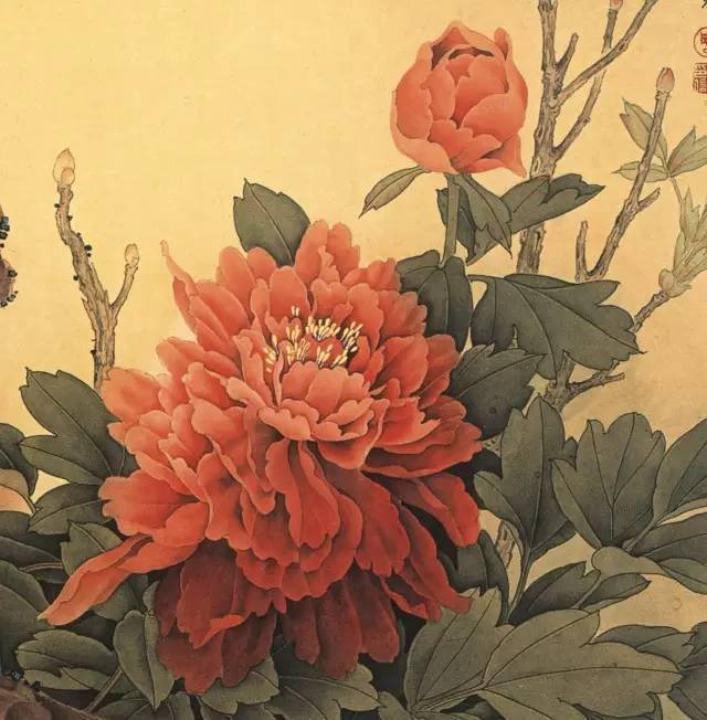 周中耀先生画牡丹美妙