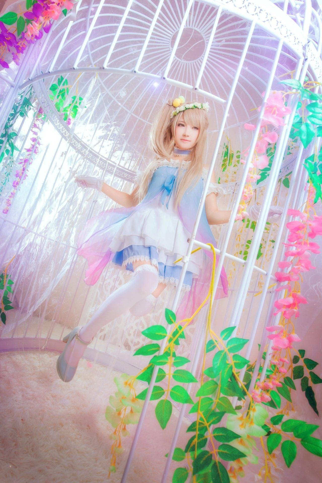 lovelive南小鸟蓝纱打歌服cosplay