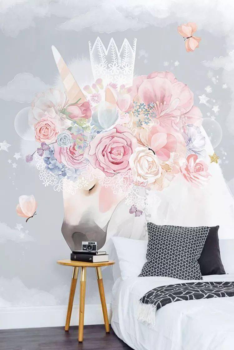 唯美的墙绘,装点我们生活的同时,也能让人心情舒畅.