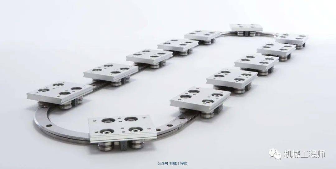 超牛的自动化设计磁悬环形导轨