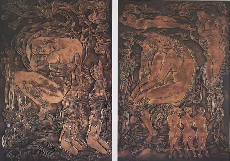 2004年入选首届全国壁画大展荣获佳作奖,录入《中国壁画百年作品集》