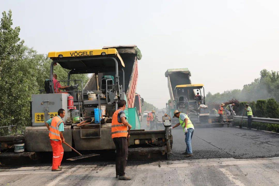 仅用8天齐鲁交通s33济徐高速公路养护施工提前完工通车