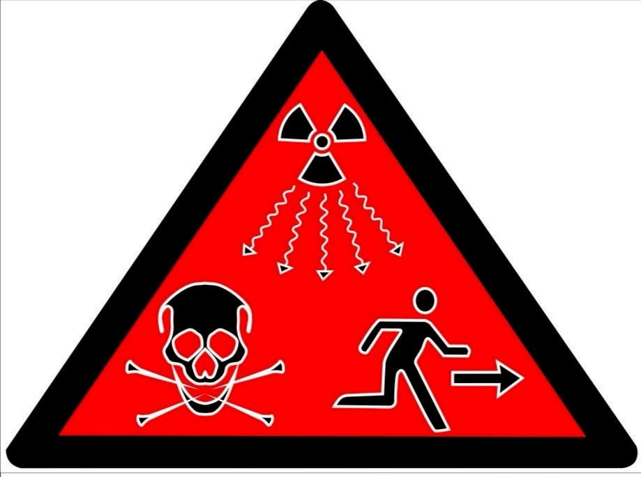 核辐射标志 病人图片