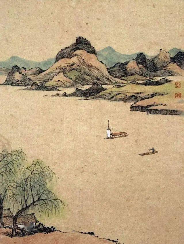 山水画创作中留白的作用,留得其所,便生气韵