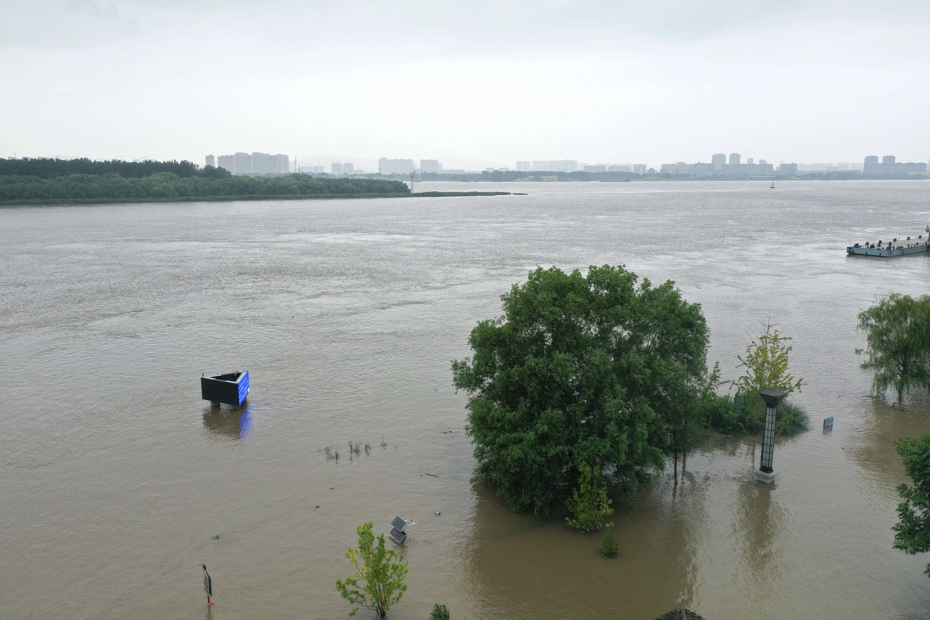 长江南京段持续高水位