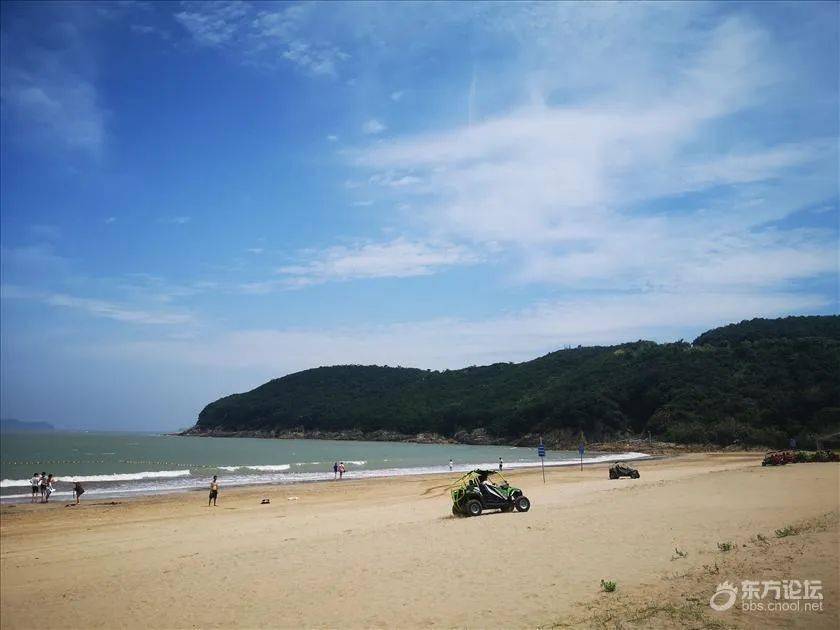 宁波奉化滨海沙滩图片
