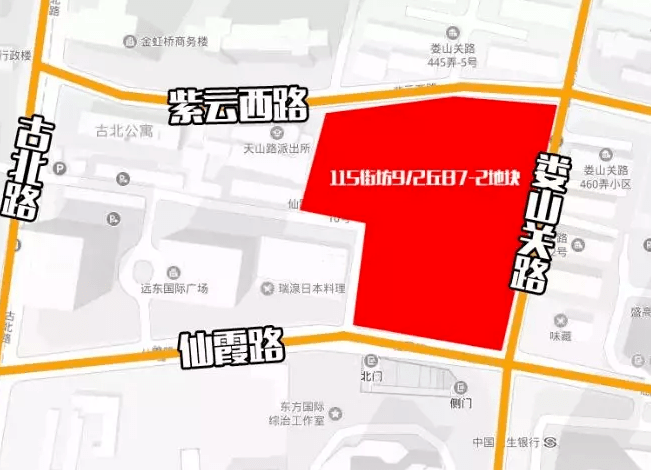 远东国际广场附近又将新增一处商务办公大楼_天山路街道