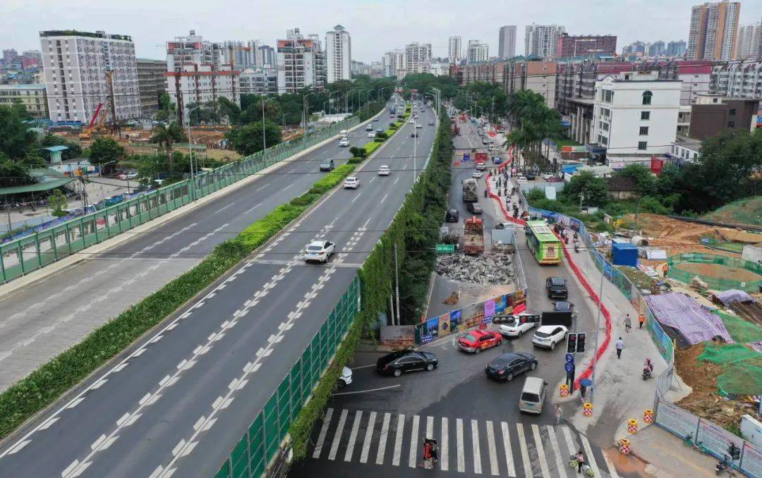 北湖立交一侧辅道封闭施工!车辆这样绕行可避堵_立交桥