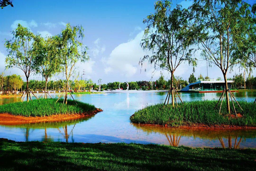 【文安风景线】大漂亮!文安一现代化公园开园!_游园