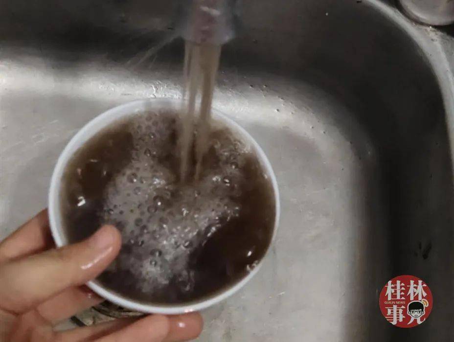 家中的水竟变这样,桂林这里的村民很苦恼!